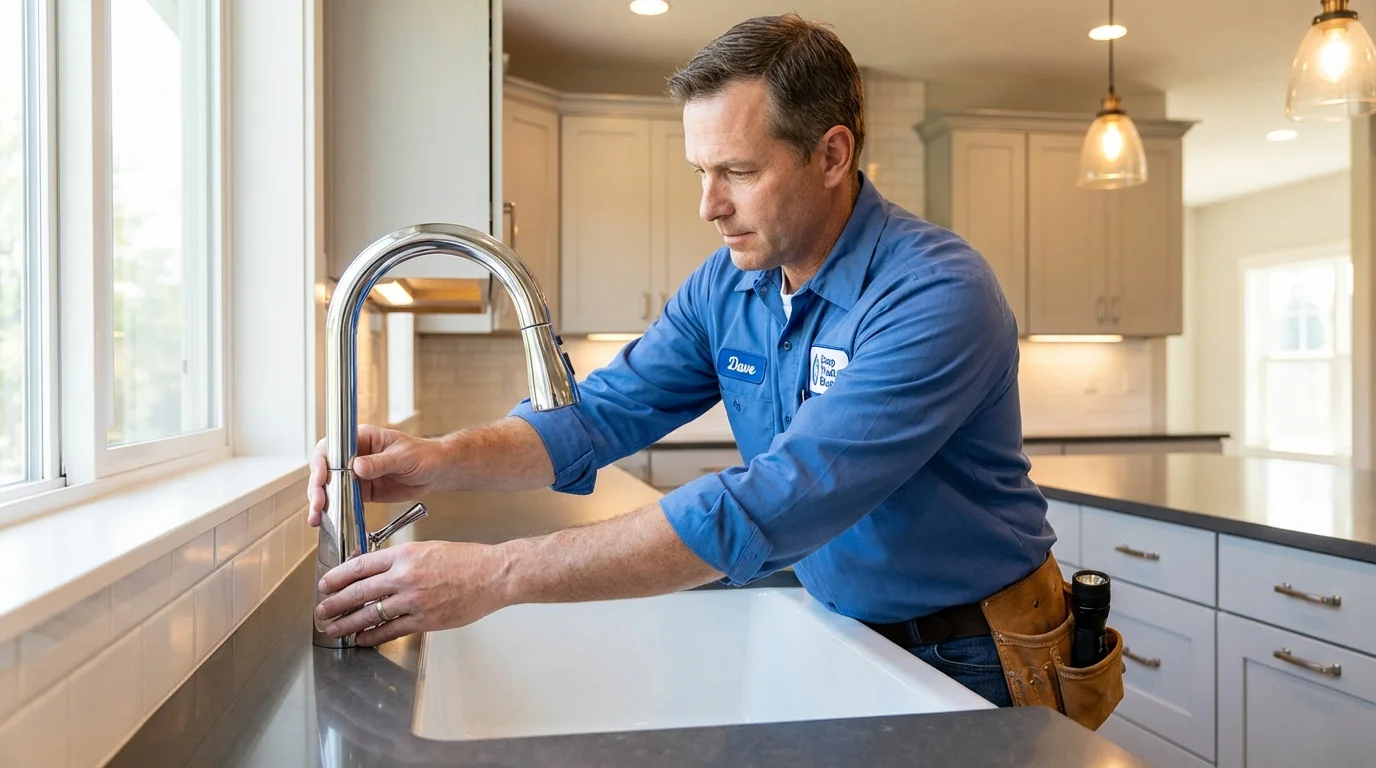 Kitchen faucet installation by Johns Plumbing LLC in Holloman Air Force Base