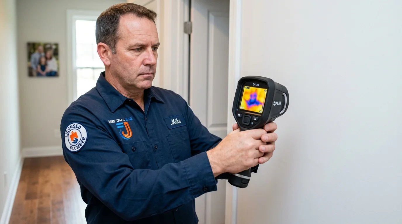 Thermal imaging leak detection by Johns Plumbing LLC in Holloman Air Force Base